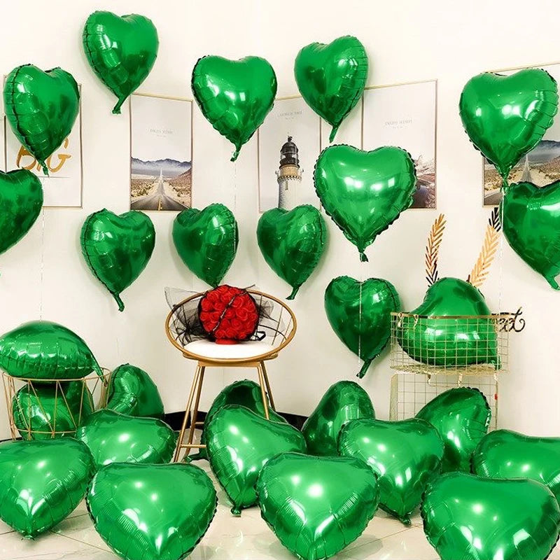 10/50/100PCS Romantic Heart Balloons